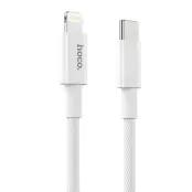 Hoco PD USB-C till Lightning kabel 20W 1m - Vit