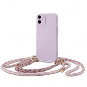 iPhone 12 Halsbandsskal Icon Chain - Violett