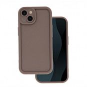iPhone 12 Mobilskal Rim TPU - Brun