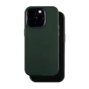 iPhone 12/12 Pro Magsafe Läder Skal Mörkgrön