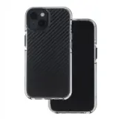iPhone 12/12 Pro Mobilskal Acrylic Carbon - Svart