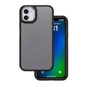 iPhone 12/12 Pro Mobilskal Crystal Black - Grå