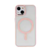 iPhone 12/12 Pro Mobilskal MagSafe Satin Clear - Rosa