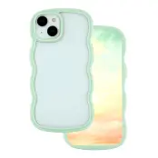 iPhone 12/12 Pro Mobilskal Wave- Grön