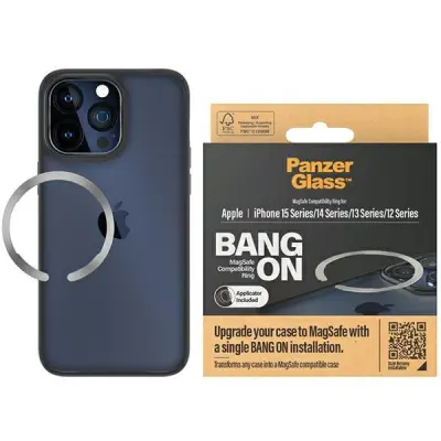 PanzerGlass Bang ON MagSafe Ring för iPhone 12/13/14/15 (1189) – Svart