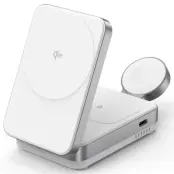 Qi2 MagSafe Trådlös Laddare Apple Watch, iPhone, Airpods 15W