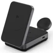 Qi2 MagSafe Trådlös Laddare Apple Watch, iPhone, Airpods 15W