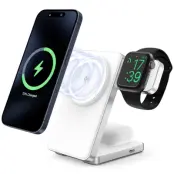 Qi2 MagSafe Trådlös Laddare iPhone, Apple Watch, Airpods 15W
