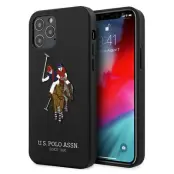 US Polo Polo Embroidery Collection Skal iPhone 12 / 12 Pro - Svart