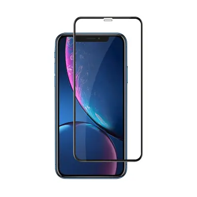 Vmax iPhone 12/12 Pro Härdat Glas Skärmskydd 9D - Svart