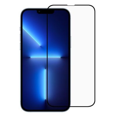 [1-PACK] Härdat Glas Skärmskydd iPhone 13 Mini - Svart