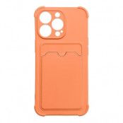 Armor iPhone 13 Mini Skal med Korthållare - Orange