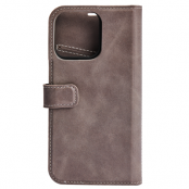 Essentials iPhone 13 Mini Plånboksfodral Äkta Läder Detachable