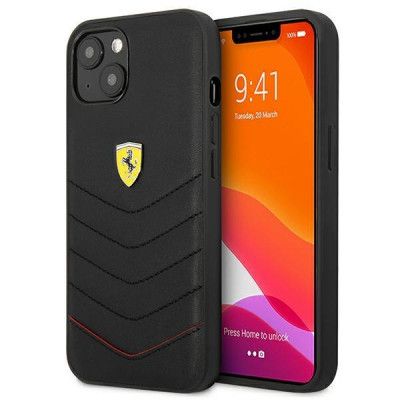 Ferrari Skal iPhone 13 Mini Off Track Quilted - Svart
