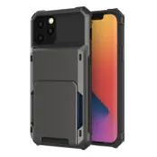 Flip Mobilskal med Kortplatser till iPhone 13 Mini - Svart
