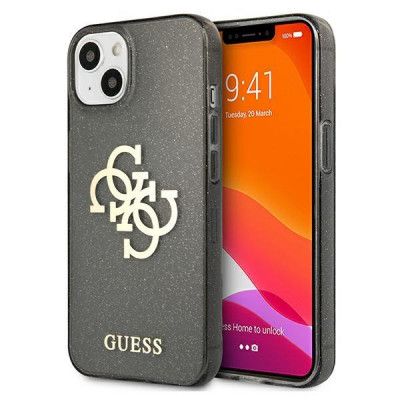 Guess Skal iPhone 13 mini Glitter Big Logo - Svart