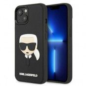 Karl Lagerfeld 3d Rubber Karl`s Head iPhone 13 Mini - Svart