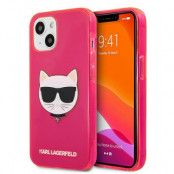 Karl Lagerfeld Glitter Choupette Fluo Sl iPhone 13 Mini - Rosa