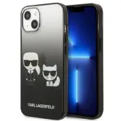 Karl Lagerfeld iPhone 13 mini Skal Gradient Ikonik Karl&Choupette - Svart