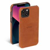 Krusell Läder Skal iPhone 13 Mini - Cognac