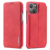 LC.IMEEKE iPhone 13 mini Fodral i PU-läder - Röd