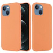 Liquid Silicone MagSafe Magnetic Skal iPhone 13 Mini - Orange