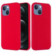 Liquid Silicone MagSafe Magnetic Skal iPhone 13 Mini - Röd