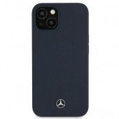 Mercedes Silicone Line Skal iPhone 13 Mini - Navy