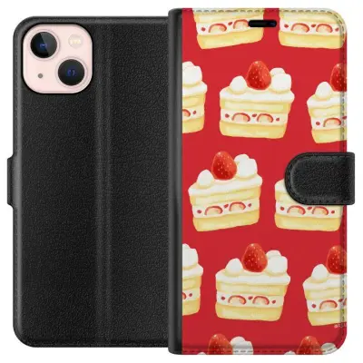 Plånboksfodral till Apple iPhone 13 mini med Tårta