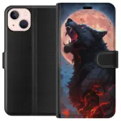 Plånboksfodral till Apple iPhone 13 mini med Ylande varg