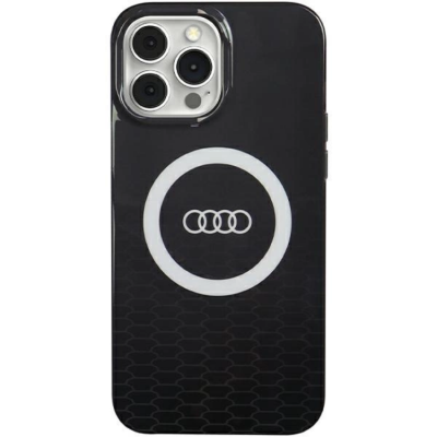 Audi iPhone 13 Pro Max Mobilskal Magsafe IML Big Logo - Svart