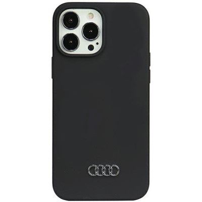 Audi iPhone 13 Pro Max Mobilskal Silicone - Svart