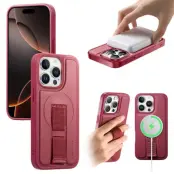 CASENEO iPhone 13 Pro Max Fodral KonstLäder - Röd