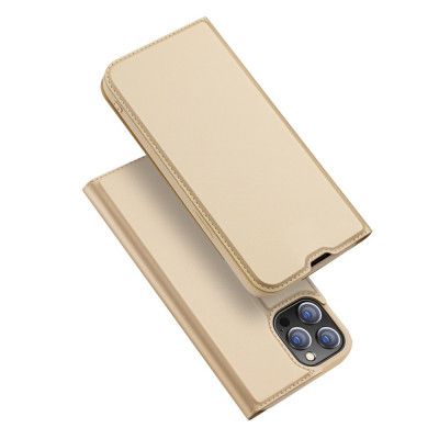 Dux Ducis Skin Series Plånboksfodral iPhone 13 Pro Max - Guld