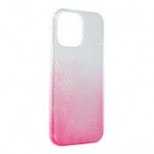 Forcell SHINING skal till iPhone 13 PRO MAX clear/Rosa