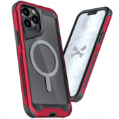 Ghostek Atomic Slim MagSafe Skal iPhone 13 Pro Max - Röd