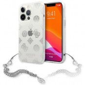 Guess Peony Chain Collection Skal iPhone 13 Pro Max - Silver