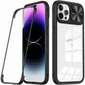 Mobilskal till iPhone 13 Pro Max 360 Kamera Slider - Svart