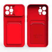iPhone 13 Pro Max TPU Skal med Skydd & Hål för Kamera - Röd