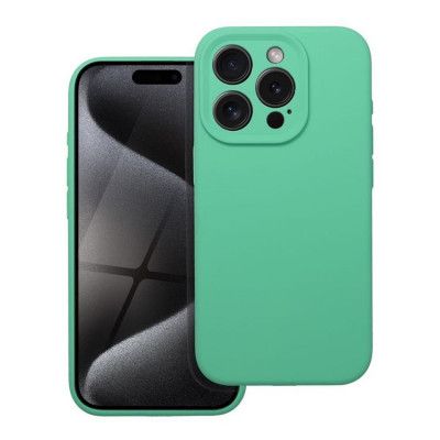 Mobilskal till iPhone 15 Pro Max Silikon 2mm - Mynta