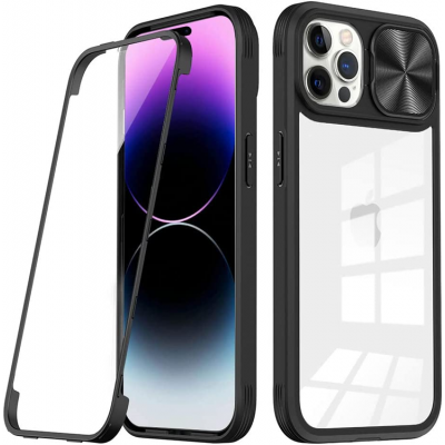 Mobilskal till iPhone X/XS 360 Kamera Slider - Svart