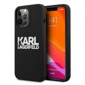 Karl Lagerfeld Skal iPhone 13 Pro Max Silicone Stack Logo - Svart