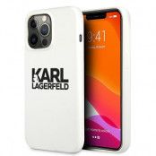 Karl Lagerfeld Skal iPhone 13 Pro Max Silicone Stack Logo - Vit