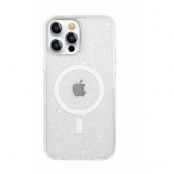 Kingxbar iPhone 13 Pro Max Skal Magsafe Magnetic PQY Elegant - Silver