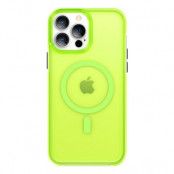 Kingxbar iPhone 13 Pro Max Skal Magsafe PQY Fluorescence - Grön