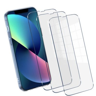 [3-PACK] Härdat Glas Skärmskydd iPhone 13 / 13 Pro - Clear