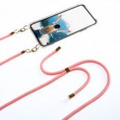 Boom iPhone 13 Pro skal med mobilhalsband- Rope Pink