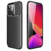 Carbon Fiber mobilskal till Apple iPhone 13 Pro - Svart