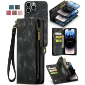 CASEME 008 Series Mobilskal till iPhone 13 Pro 2-i-1 Svart