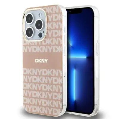 DKNY Mobilskal till iPhone 13 Pro/13 Magsafe IML Mono&Stripe - Rosa